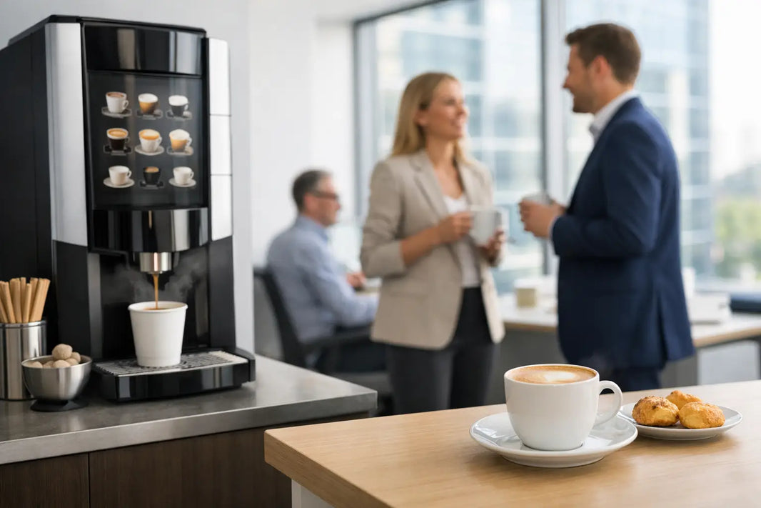 Heißgetränkeautomat für Unternehmen wählen