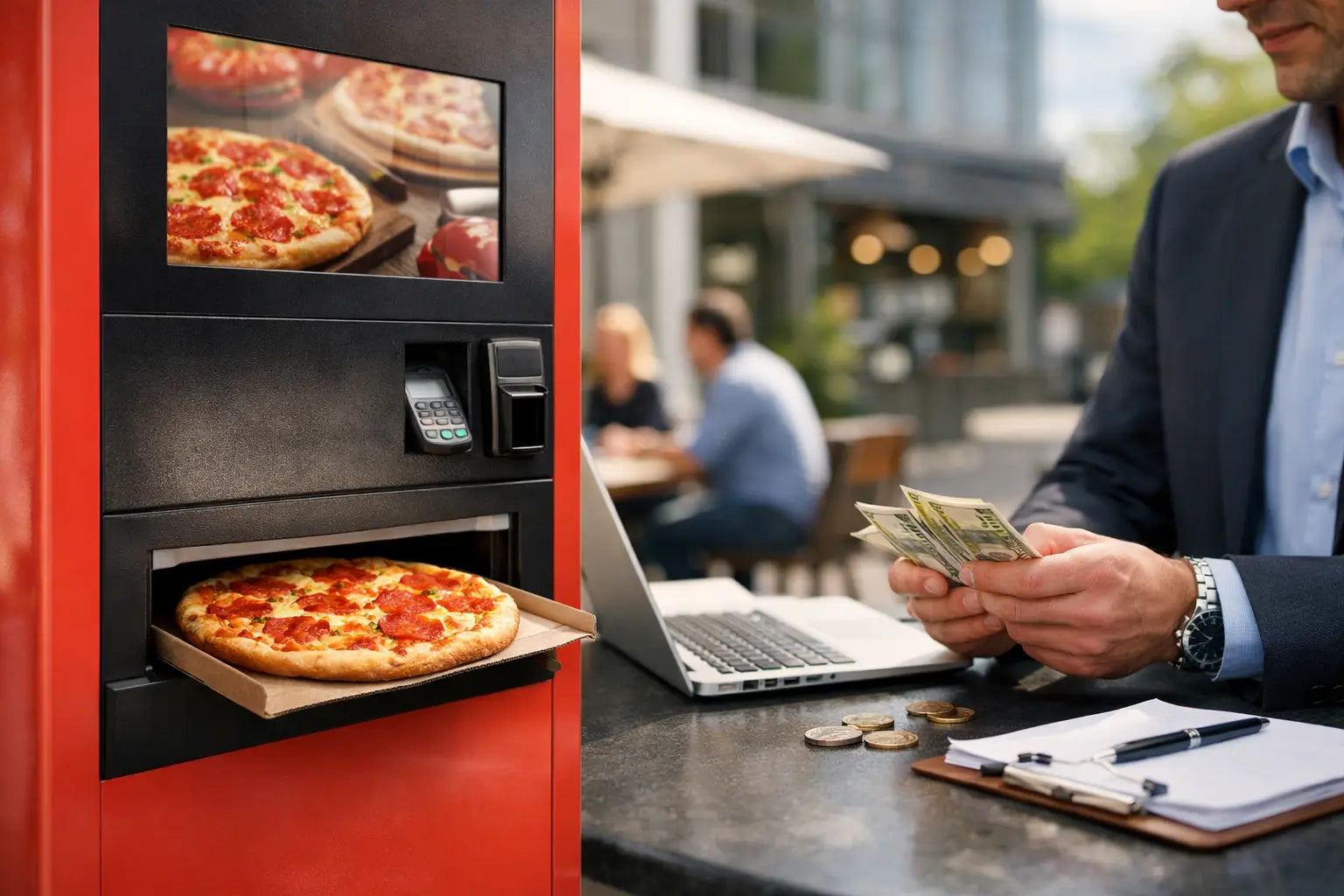 Pizzaautomat als Zusatzgeschäft nutzen