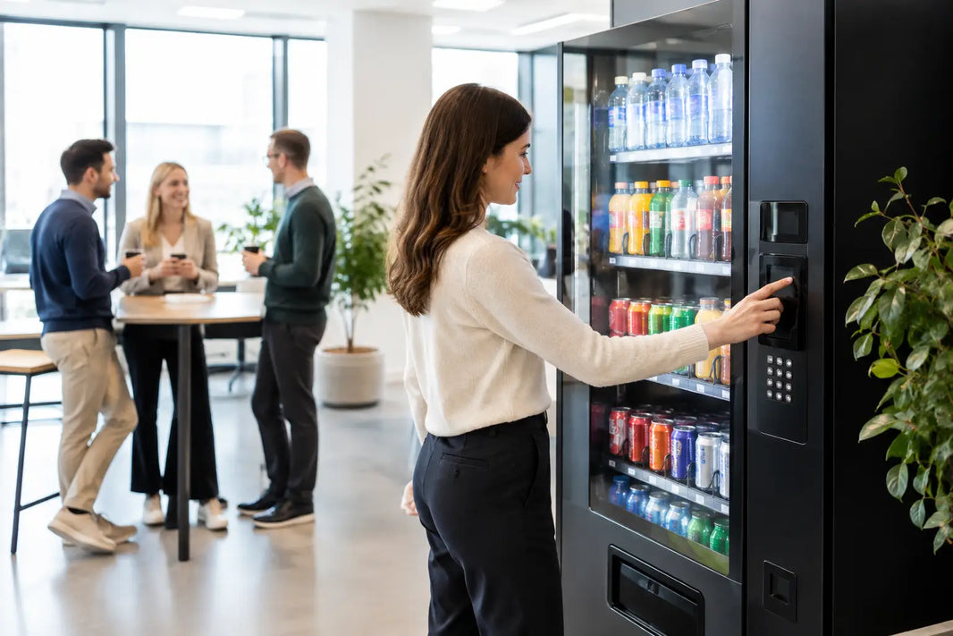 Erfolgsbeispiel Getränkeautomat im Büro