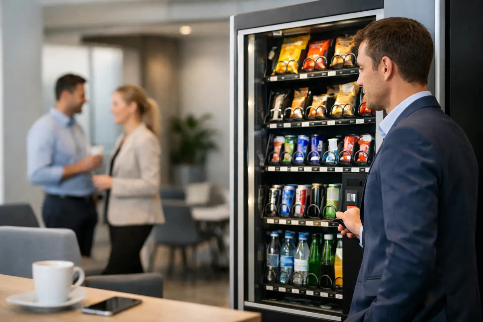 Verpflegungsautomat für Unternehmen richtig wählen