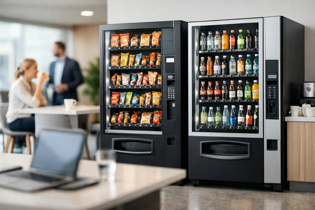 Snack und Getränkeautomaten für Unternehmen