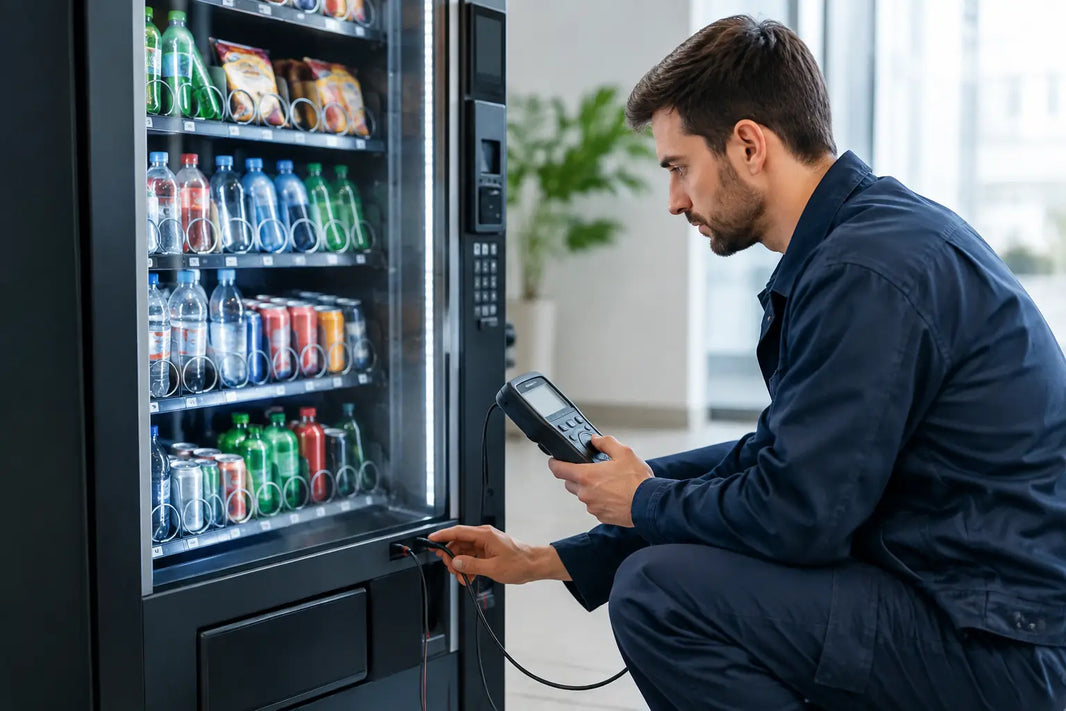 Getränkeautomat Energieverbrauch testen: 7 Schritte
