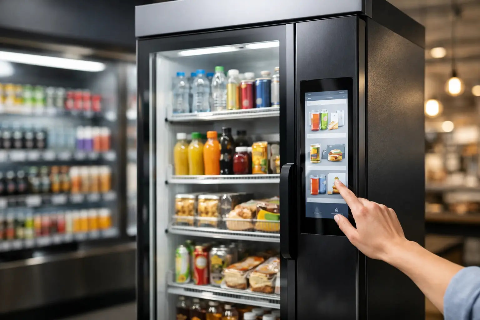 Wie funktioniert ein Smart Fridge im Verkauf?