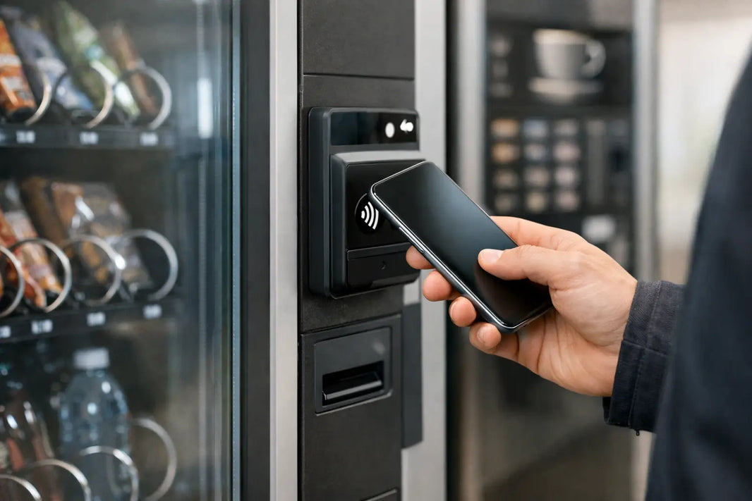 Kontaktlose Bezahlsysteme für Automaten im Test