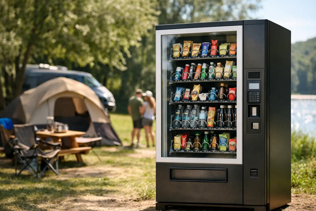 Verkaufsautomat für Campingplatz bringt Mehrumsatz