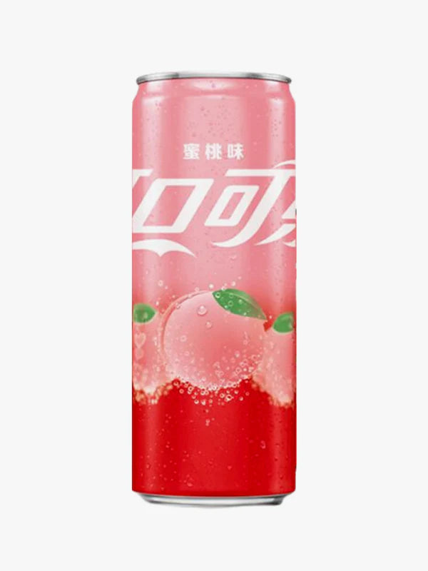 coca cola peach can 330ml - Bizzyvends