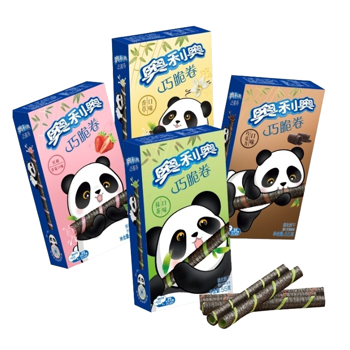 Oreo Crispy Roll 45g, 3 Flavor Strawberry, Vanil or Chocolate - Bizzyvends