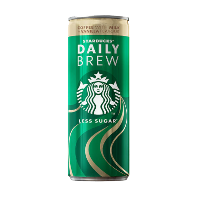 Starbucks Daily Brew Coffee with Milk and Vanila Flavour 250ml - Bizzyvends