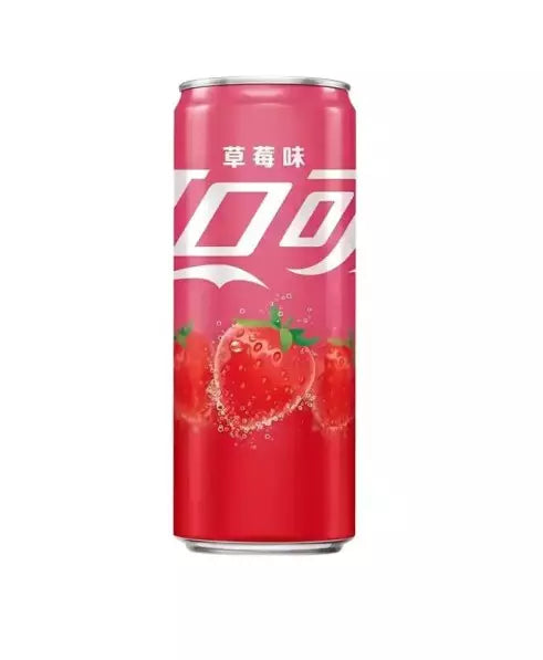 coca cola strawberry can 330ml - Bizzyvends