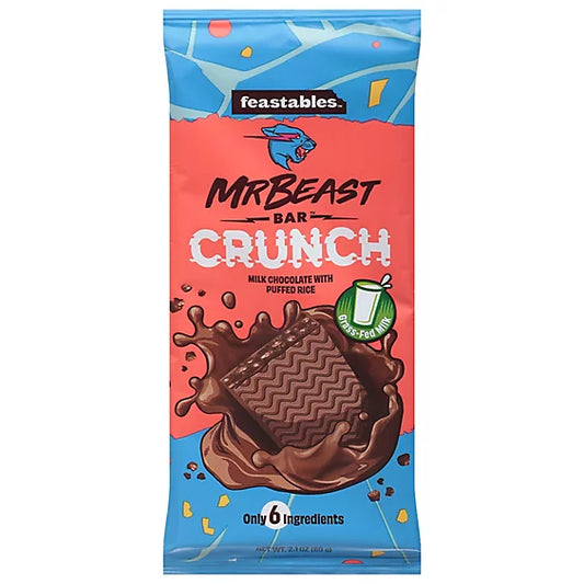 Feastables MrBeast Milk Chocolate Crunch Bar 60g - Bizzyvends